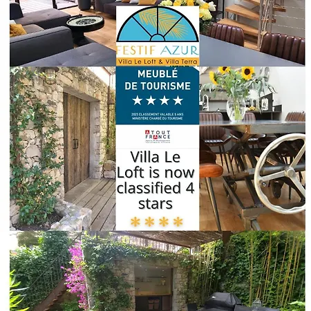 Le Loft By Festif Azur 4-star 200m2 House With Garden, 5-min Walk To Palais Des Festivals And Beaches Cannes