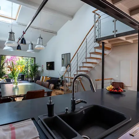 빌라 Le Loft By Festif Azur 4 Stars House With Garden, 5 Min Walk From Palais Des Festivals, Beaches And Croisette
